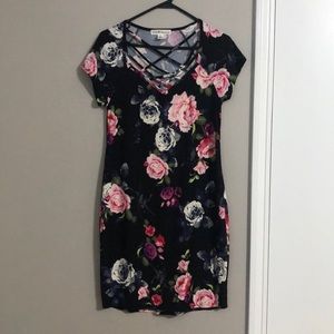 Floral midi dress